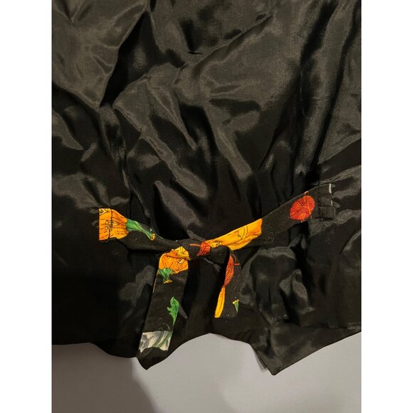 Vintage Women's 111 Main Halloween Pumpkins & Black Cats Button Up Vest SZ LARGE - Picture 9 of 10